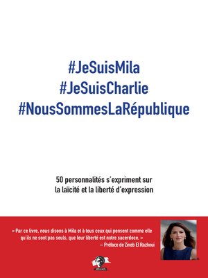 cover image of #JeSuisMila #JeSuisCharlie #NousSommesLaRépublique